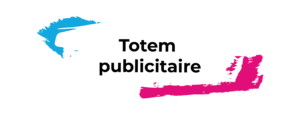 totem publicitaire : plats, multi-locataires, galbé - Marchal Pub - Epinal, Nancy et Metz